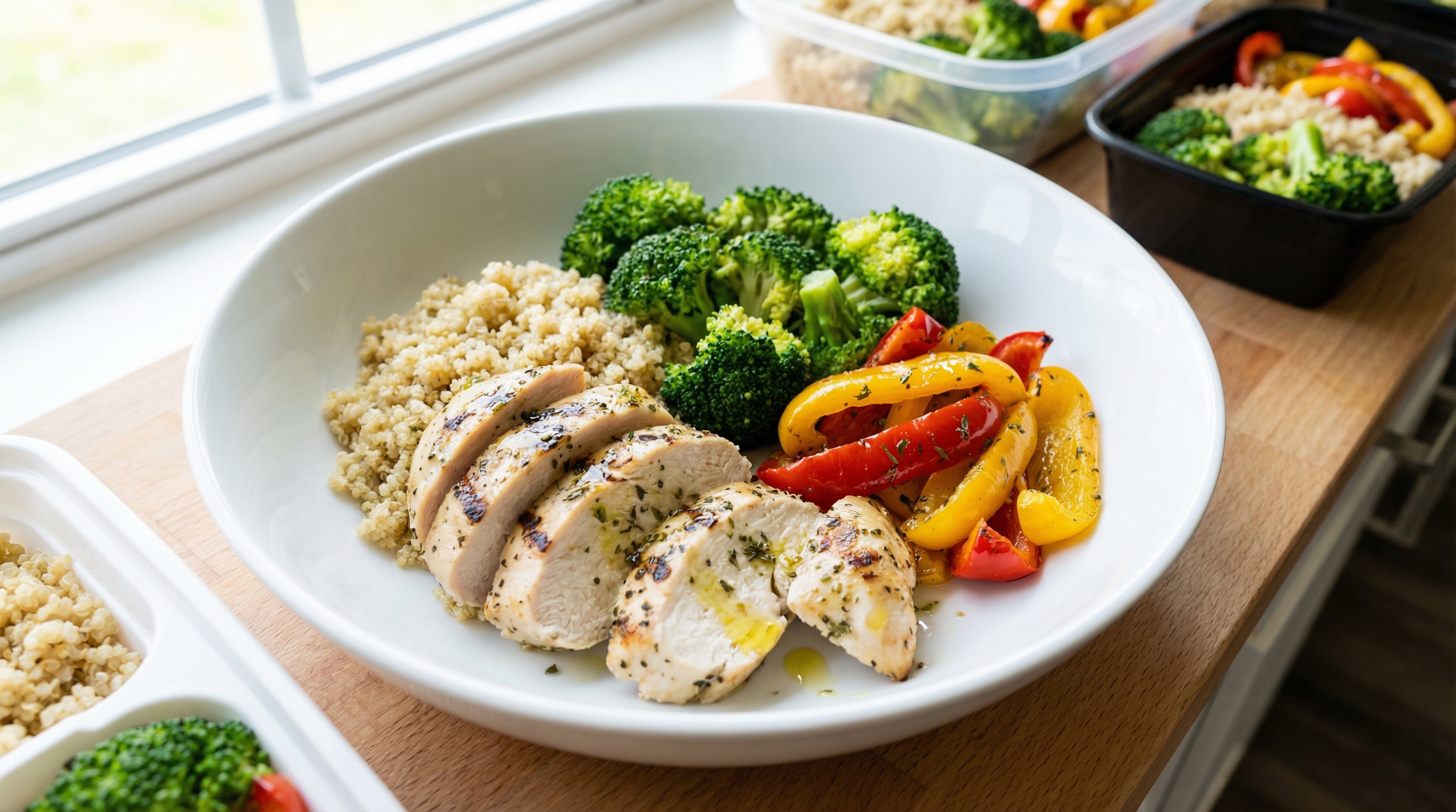 High-Protein Chicken Quinoa Bowl